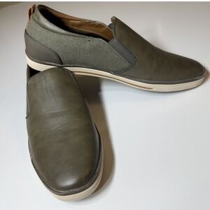 Call It Spring Men's Casual Loafers, US Size 12, Olive Green, Synthetic & Canvas